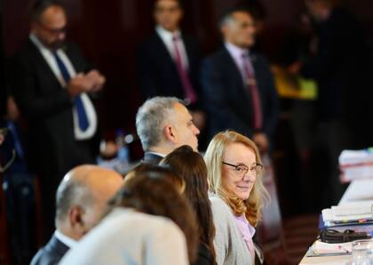Alicia Kirchner en el Senado nacional