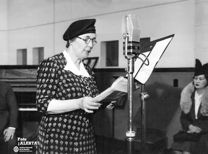 Alicia Moreau de Justo, 1941.