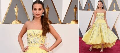 Alicia Vikander y un look que no pasó inadvertido en las redes sociales
