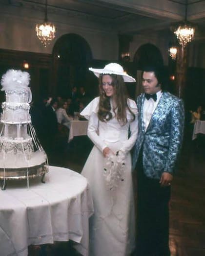 Alicia y José Luis celebraron su boda en 1974