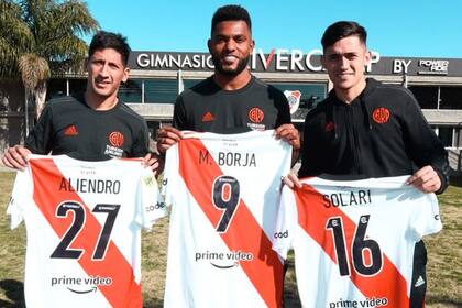 Aliendro, Borja y Solari, las caras nuevas de River presentadas oficialmente esta semana
