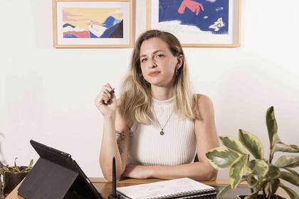 Alina es ilustradora, diseñadora gráfica y docente.