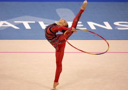Alina Kabaeva ganó oro en Atenas
