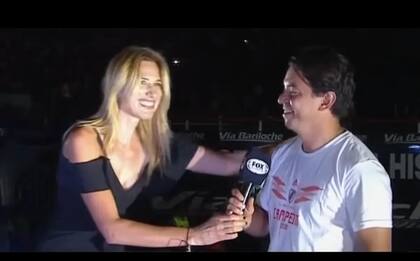 Alina Moine y Marcelo Gallardo