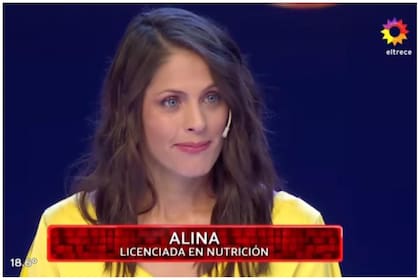 Alina vive en San Rafael, Mendoza y viajó a Buenos Aires para participar del programa (Foto: Captura de video)