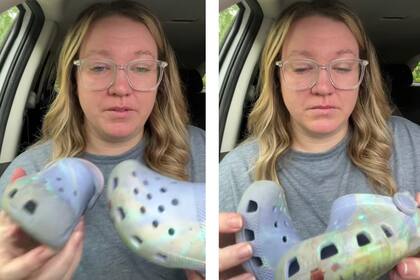 Alison Dorton asegura que su hija no perdió un pie gracias a las crocs