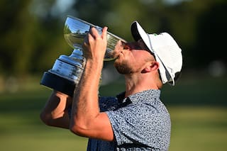 Festejo norteamericano: Alistair Docherty conquistó el VISA Open en el Jockey Club