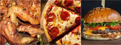 Alitas de pollo, pizza y hamburguesas, las comidas preferidas para el Super Bowl (Foto ilustrativa)