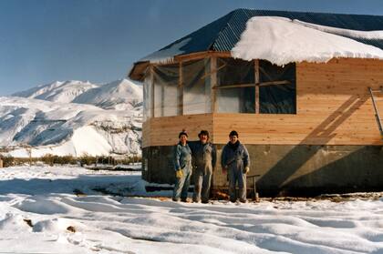 Allá por 1993, cuando se construyó Lagos del Furioso. Fue un invierno con mucha nieve.