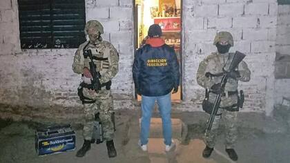 Allanamiento en el barrio Belgrano de Paraná