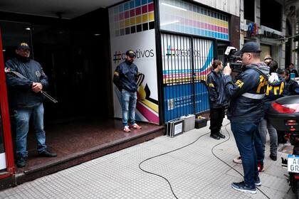 Allanamiento en el domicilio del dueño del vehículo en la Avenida Belgrano 1735