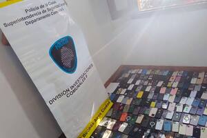 Allanamiento en ”La Iphonera“