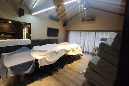 Allanamiento en la propiedad de Insaurralde