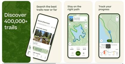 AllTrails: Hike, Bike & Run, una de las apps destacadas