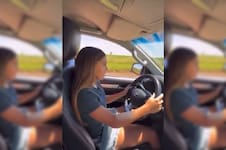Imprudencia al volante: la hija de 12 años de El Polaco manejó en la ruta y generó una ola de repudio