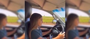 La hija de 12 años de El Polaco manejó en la ruta y generó una ola de repudio