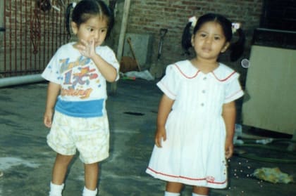 Alma, de pequeña.