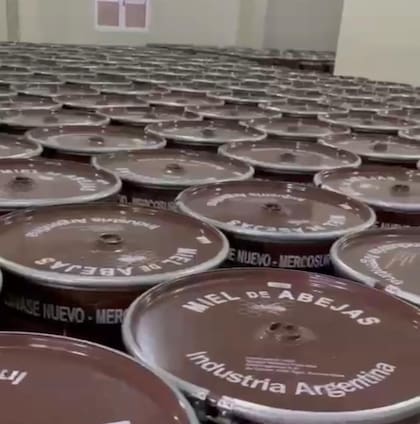 Almacenamiento de miel