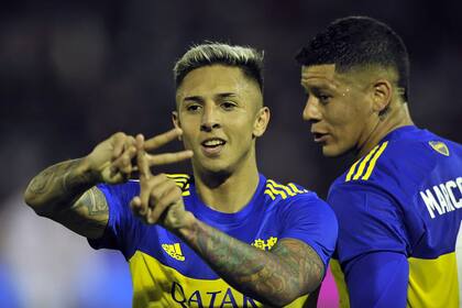 Almendra y Marcos Rojo; el Boca de Battaglia va encontrando sus nuevos líderes: en juego y en personalidad