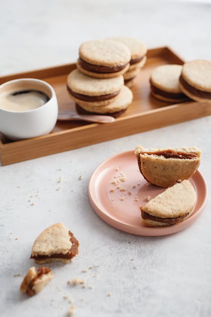 Almendras y dulce de leche, una combinación que no puede fallar.