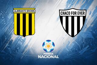 Almirante Brown venció por 1-0 a Chaco For Ever, por la Primera Nacional 2026