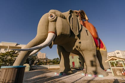 Alojamiento tamaño elefante en la costa de Jersey (Margate City, Nueva Jersey, Estados Unidos)