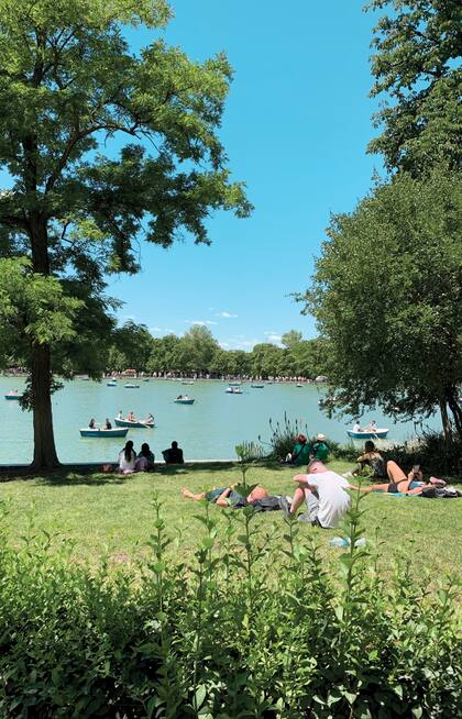 Alquiler de barcos. El embarcadero está en el paseo de Colombia y el precio de los barquitos es €6 (de lunes a viernes) y €8 (Sábados, domingos y feriados).