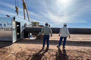 Alrededor de 3000 trabajadores forman parte de la construcción del gasoducto Néstor Kirchner, en La Pampa.
