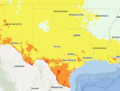Altas temperaturas azotan Texas durante el verano de 2025 (Archivo)