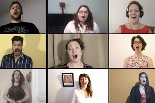 La "Canción a la bandera" llegó a las redes por alumnos del Teatro Colón