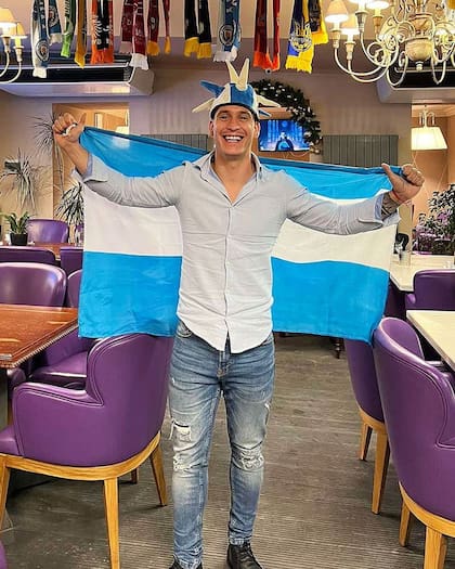 Alvarenga festejó en Lviv el título del mundo que obtuvo la Argentina