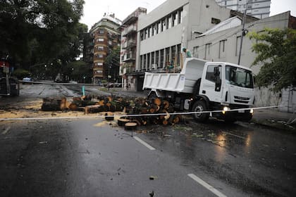 Álvarez Thomas cortada, esta mañana
