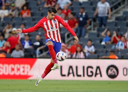 Álvaro Morata sería titular ante Lazio acompañando a Antoine Griezmann en la delantera