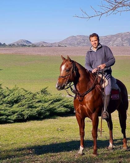 Alvise Sagramoso, dueño del Haras El Potrillo, en la localidad de Azul