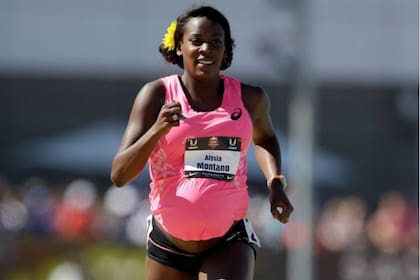 Alysia Montano corrió cuna prueba de 800 metros con 34 semanas de embarazo