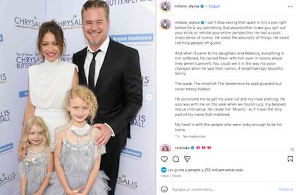 Alyssa Milano, quien compartió elenco con Dane en la serie Hechiceras, compartió un extenso mensaje (Foto: Instagram)