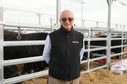 Amadeo Derito cuando Angus inauguró su Centro de Exposiciones en Cañuelas