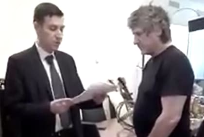 Amado Boudou, cuando fue detenido en su domicilio en noviembre de 2017