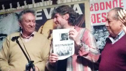 Amado Boudou, durante la cena en el hotel Bauen