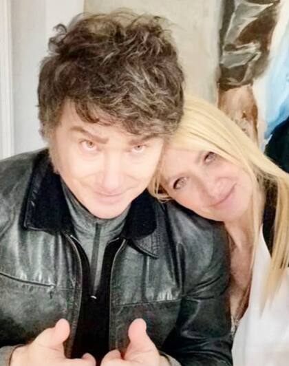 Amalia Yuyito González y Javier Milei en Instagram de @yuyitogonzalezok
