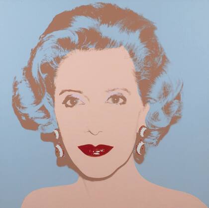 Amalita Fortabat por Andy Warhol