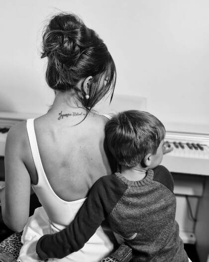 Amancio, el hijo menor de Eugenia también se sumó para las fotos (Foto: Instagram @sangrejaponesa)