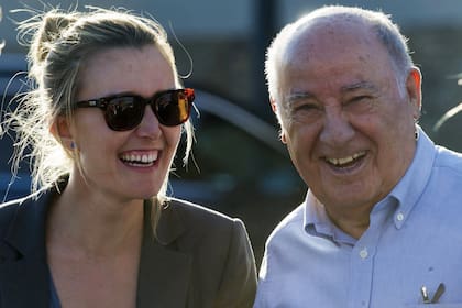 Amancio Ortega y su hija Marta