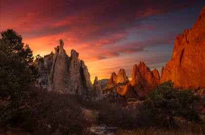 Amanecer en Garden of Gods