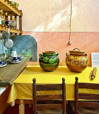 Amante de la artista mexicana, el político tomó elementos de la cultura mexicana en su propia casa.