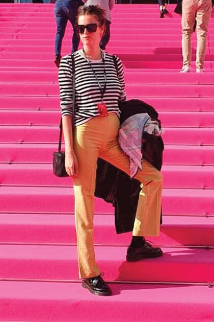 Amante de la fotografía, Bernardita fue la encargada de retratar cada instante del "team" argentino en su paso por el festival.