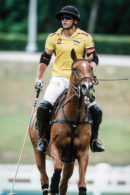 Amante de los caballos, el polo es uno de sus deportes favoritos.