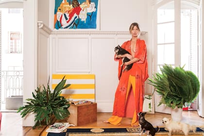 Amante de los kimonos, nunca viaje sin uno en su valija