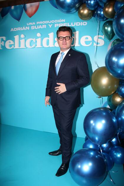 Amante del teatro, Gabriel Oliveri no se quiso perder el debut de Felicidades.