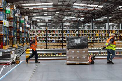 Amazon dispuso un espacio de ayuda humanitaria para Ucrania.